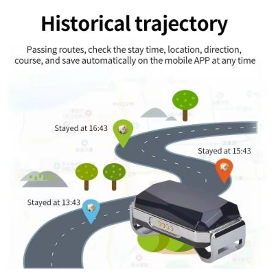Connected GPS tracking collar for dogs or cats