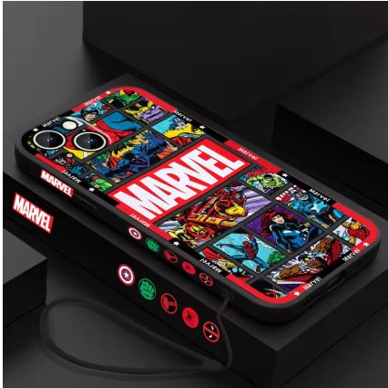 Official MARVEL case for iPhone 15,14,13,12,11,8,7,SE.
