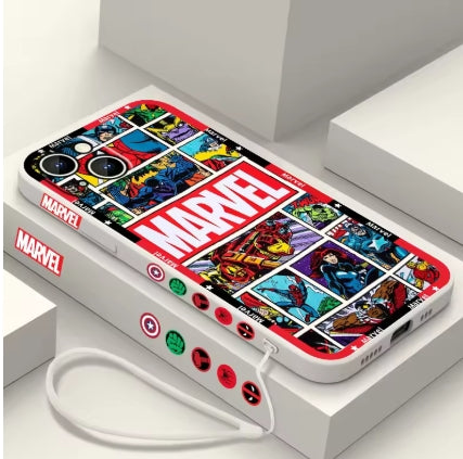Official MARVEL case for iPhone 15,14,13,12,11,8,7,SE.