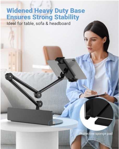 Phone and tablet holder for bed