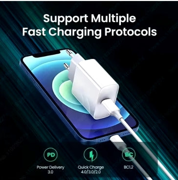 40W PD Fast Charger for iPhone 14 13 12 11 15 16 Pro Max, USB C Cable for iPhone 15 16 Plus, Fast Charging Data Line 