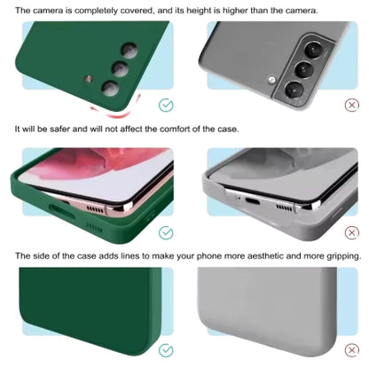 Luxury Liquid Silicone Case for Samsung S25 S24 Galaxy S20 S21 S22 S23 FE Plus Note10 20 A52 A31 A41 A71 A51 A72 A70 A50