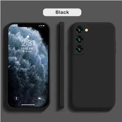 Luxury Liquid Silicone Case for Samsung S25 S24 Galaxy S20 S21 S22 S23 FE Plus Note10 20 A52 A31 A41 A71 A51 A72 A70 A50