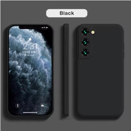 Luxury Liquid Silicone Case for Samsung S25 S24 Galaxy S20 S21 S22 S23 FE Plus Note10 20 A52 A31 A41 A71 A51 A72 A70 A50