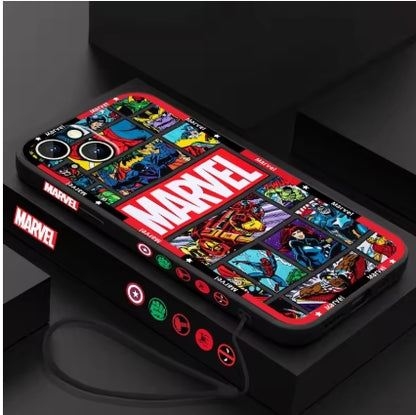 Official MARVEL case for iPhone 15,14,13,12,11,8,7,SE.