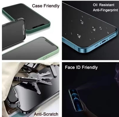 Anti-spy Screen Protector for iPhone 15 14 13 12 11 Pro Max Mini X XS Poly 7 8 6 Plus SE