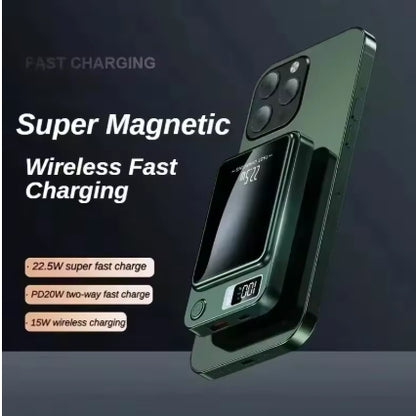 50000 or 100000 mAh Wireless Magnetic Power Bank, Super Fast Charging. for iPhone Huawei Samsung.