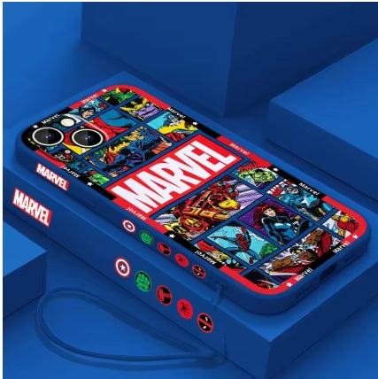 Official MARVEL case for iPhone 15,14,13,12,11,8,7,SE.