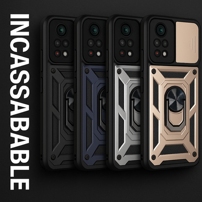 Unbreakable sliding case for Xiaomi Redmi Note 13,12,11 Pro,Plus,11s,12s.