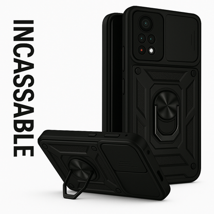 Unbreakable sliding case for Xiaomi Redmi Note 13,12,11 Pro,Plus,11s,12s.